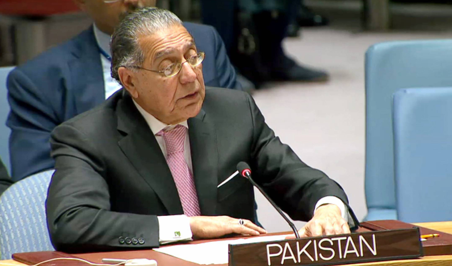 An undated file photo of Pakistan’s Ambassador to the United Nations Munir Akram. (Photo courtesy: social media)