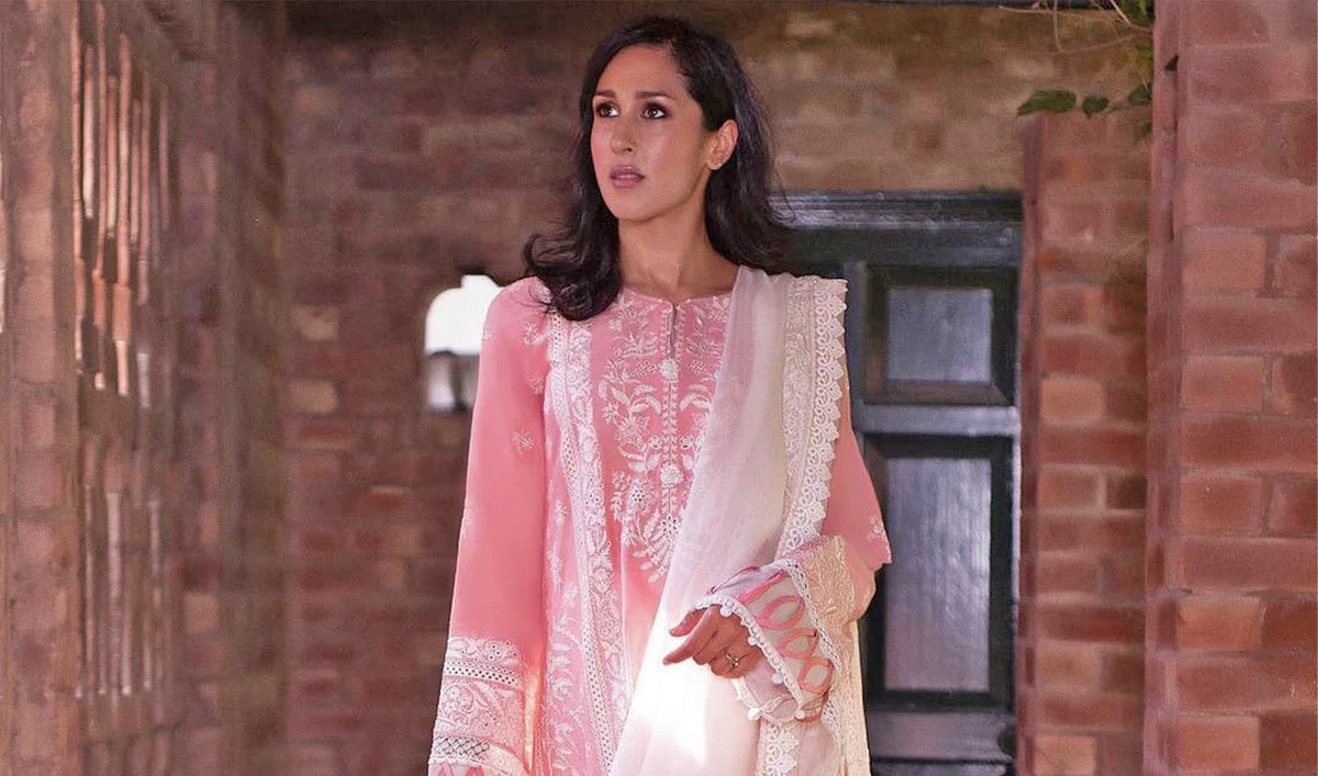 Pakistani actress Mira Sethi poses for a picture in Lahore, Pakistan, on September 16, 2021. (mira.sethi/Instagram)