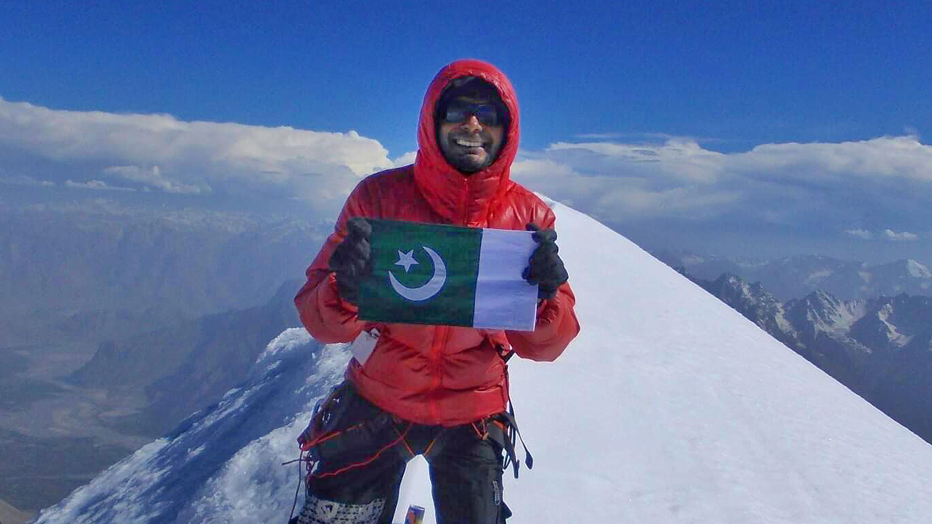 In this photo, posted on July 3, 2023 on a mountaineers Facebook group Karakoram Club, shows Pakistani mountaineer Asif Bhatti who went missing on world’s ninth-highest peak Nanga Parbat during his summit. (Photo courtesy: Facebook/Mobeen Mazhar)