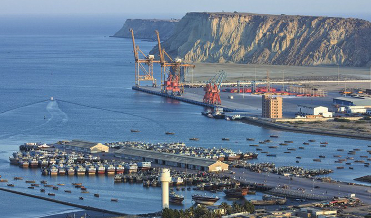 This undated file photograph shows a general view of the Gwadar port in Pakistan. (Photo courtesy: Gwadar Port Authority)