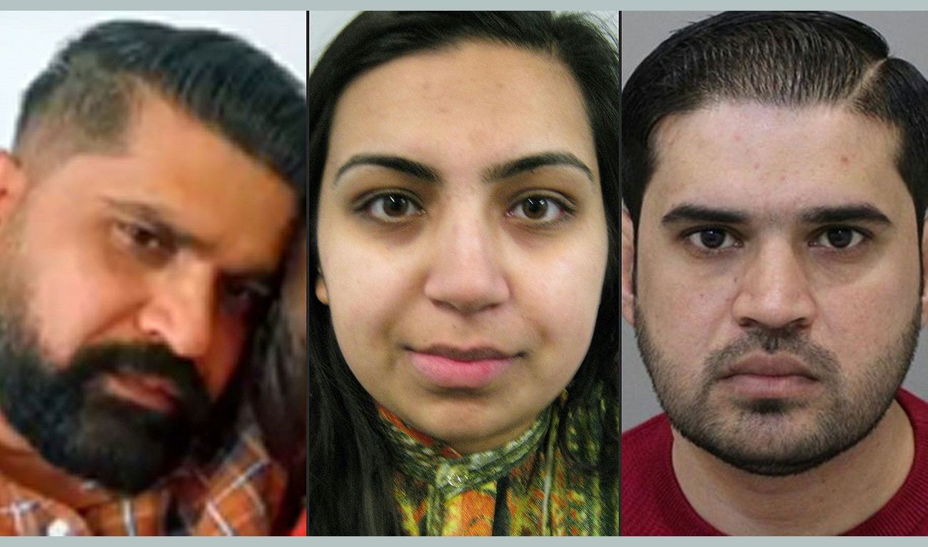 This combination of pictures created on September 13, 2023 shows undated handout photos released by Surrey Police in London on September 6, 2023, of Urfan Sharif (L), Beinash Batool, and Faisal Malik. Urfan Sharif, the British-Pakistani father of 10-year-old Sara Sharif, who was found dead at her home in England last month. (Photo courtesy: SURREY POLICE via AFP)