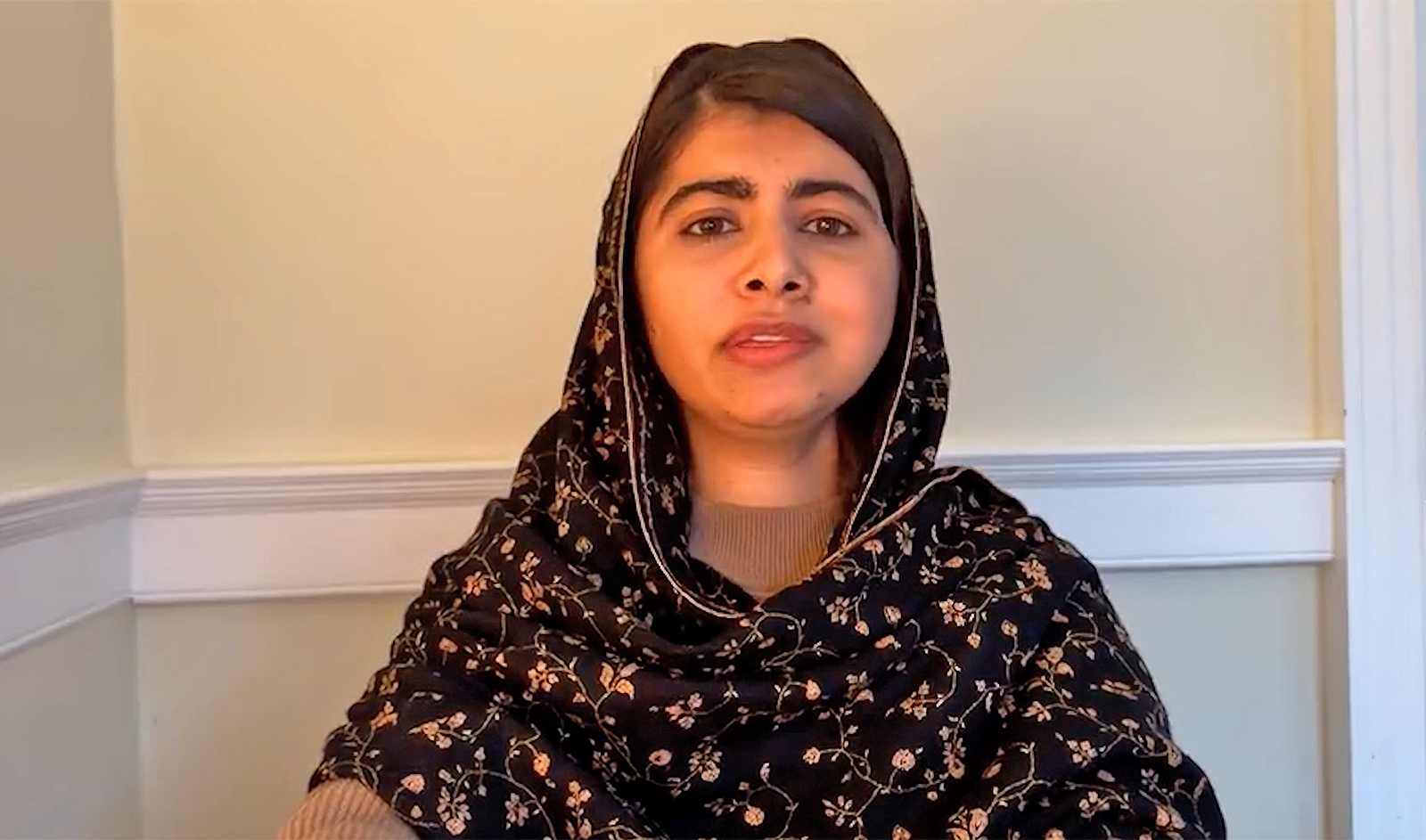 The screengrab taken on October 18, 2023, shows Nobel Peace Prize winner Malala Yousafzai. (Photo courtesy: @Malala/X)