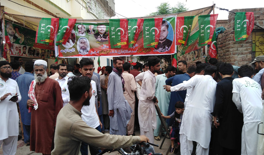 This representational photo shows a view of a polling station PP-217 in Multan, Pakistan on July 17, 2022. (Photo courtesy: Social media)