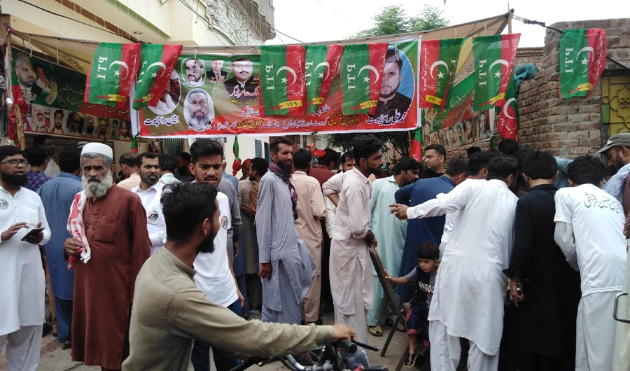 This representational photo shows a view of a polling station PP-217 in Multan, Pakistan on July 17, 2022. (Photo courtesy: Social media)