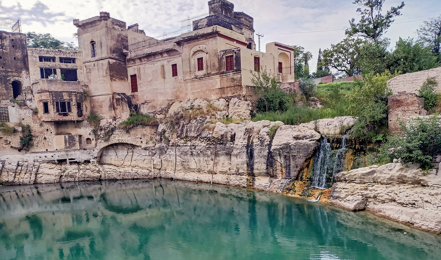 This undated file photo shows a general view of Shri Katas Raj temples in Chakwal, Pakistan. (Photo courtesy: Aliza Basharat/Google maps)