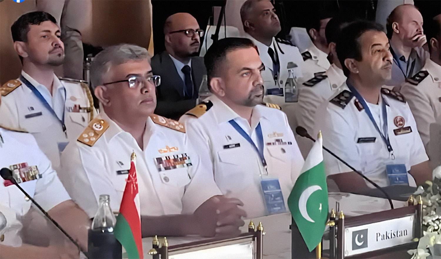 Pakistan's Chief of Naval Staff Admiral Naveed Ashraf, second left, attends 8th Indian Ocean Naval Symposium (IONS) Conclave in Bangkok, Thailand on December 26, 2023. (Photo courtesy: Pakistan Navy)