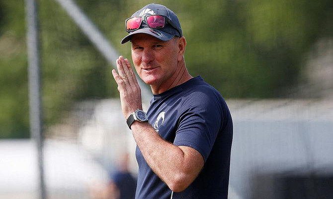 Scotland head coach Grant Bradburn during the training session at Grange Cricket Club, Edinburgh, Britain, on June 9, 2018. (Action Images via Reuters/File)