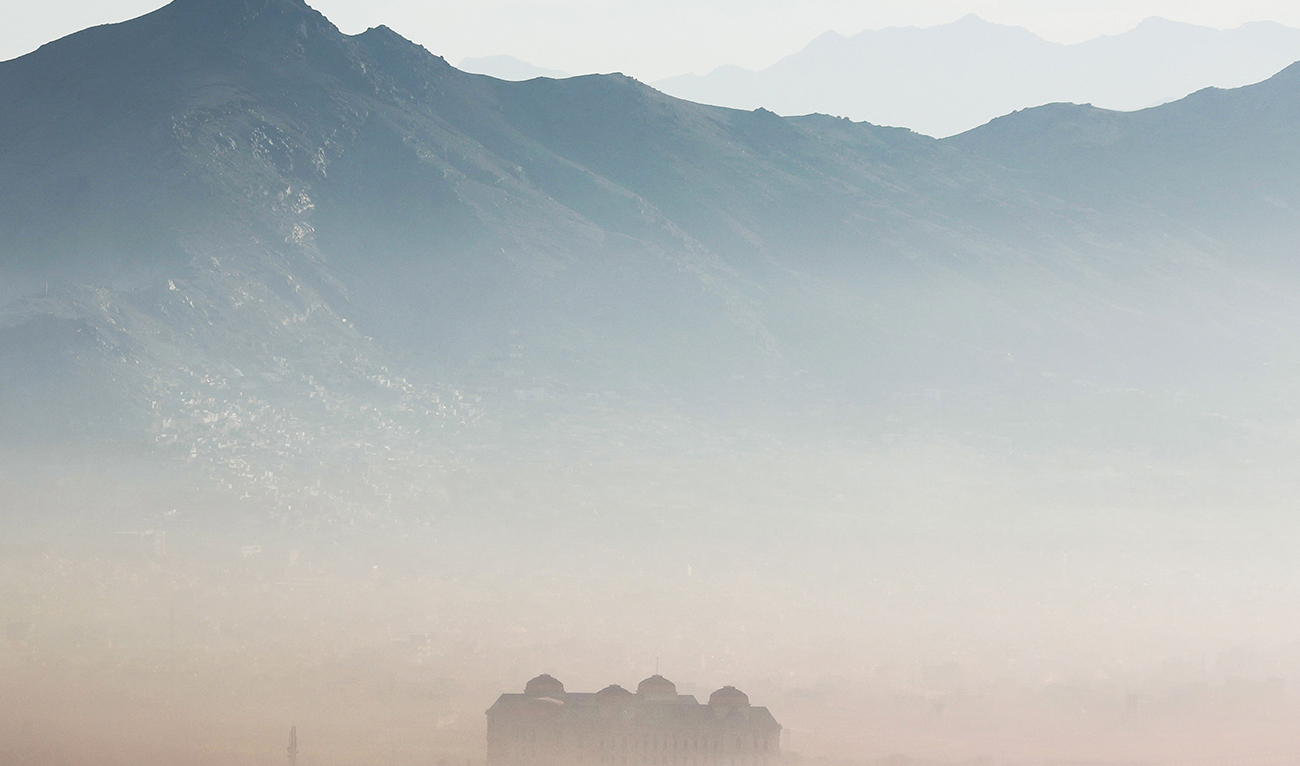 A general view of fog laden west Kabul on January 19, 2024. (AFP/File)