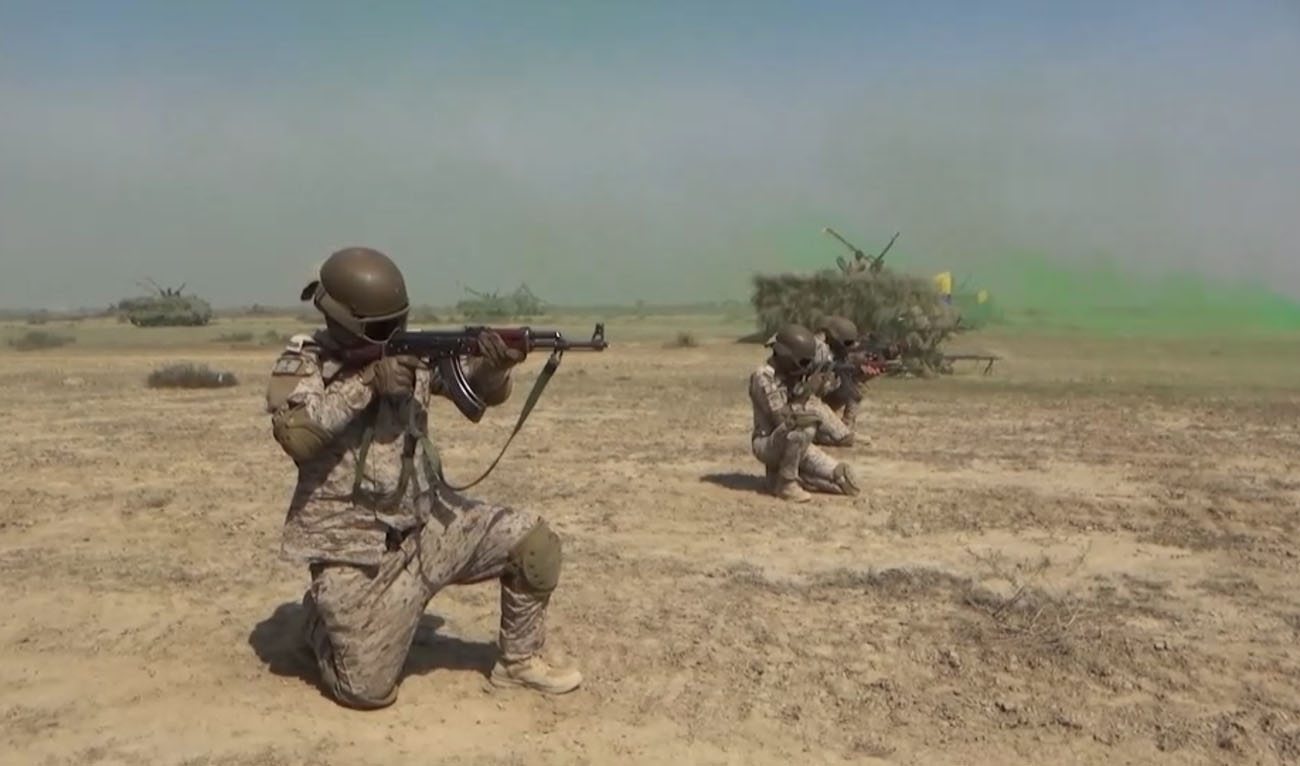 Pakistan Army and the Royal Saudi Land Forces soldiers photographed during a joint military training exercise in Multan, Pakistan on February 27, 2024. (Photo courtesy: Military's media wing)