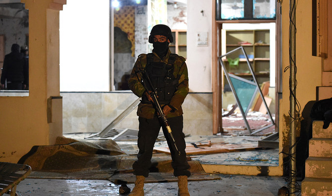 A soldier stands guard at the premises of a mosque after a bomb blast in Quetta on January 10, 2020. (AFP/File)