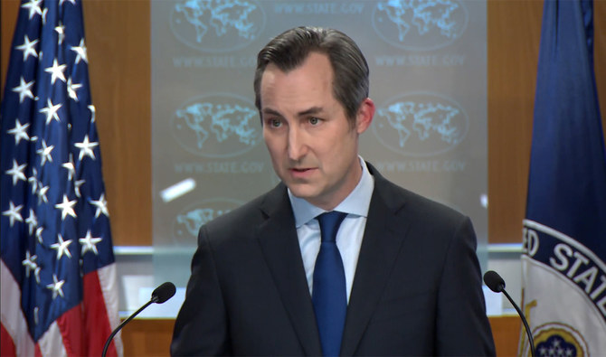 US State Department Spokesperson Matthew Miller speaks during a press briefing in Washington, US, on February 28, 2024. (US State Department/File)