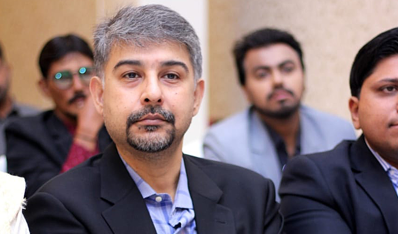 An undated file photo of Ali Raza Abidi, a businessman and politician, who belonged to the Muttahida Qaumi Movement-Pakistan (MQM-P) party. (Photo courtesy: Syed Ali Raza Abidi /Facebook)