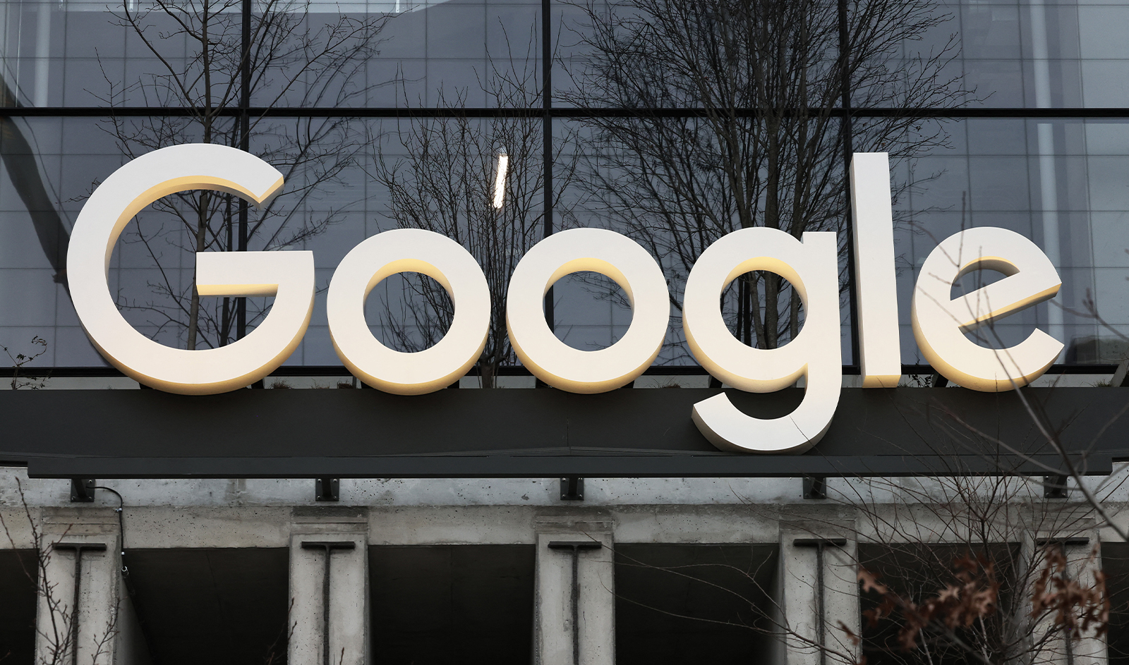 The exterior of the new headquarters of Google is seen at 550 Washington Street in Hudson Square on January 09, 2024 in New York City. (AFP/File)