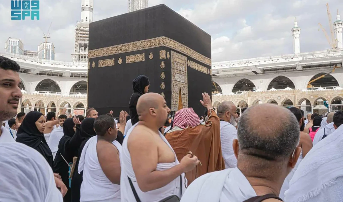 Muslims perform Umrah ahead of annual Hajj pilgrimage in Makkah, Saudi Arabia on May 15, 2024. (Saudi Press Agency)