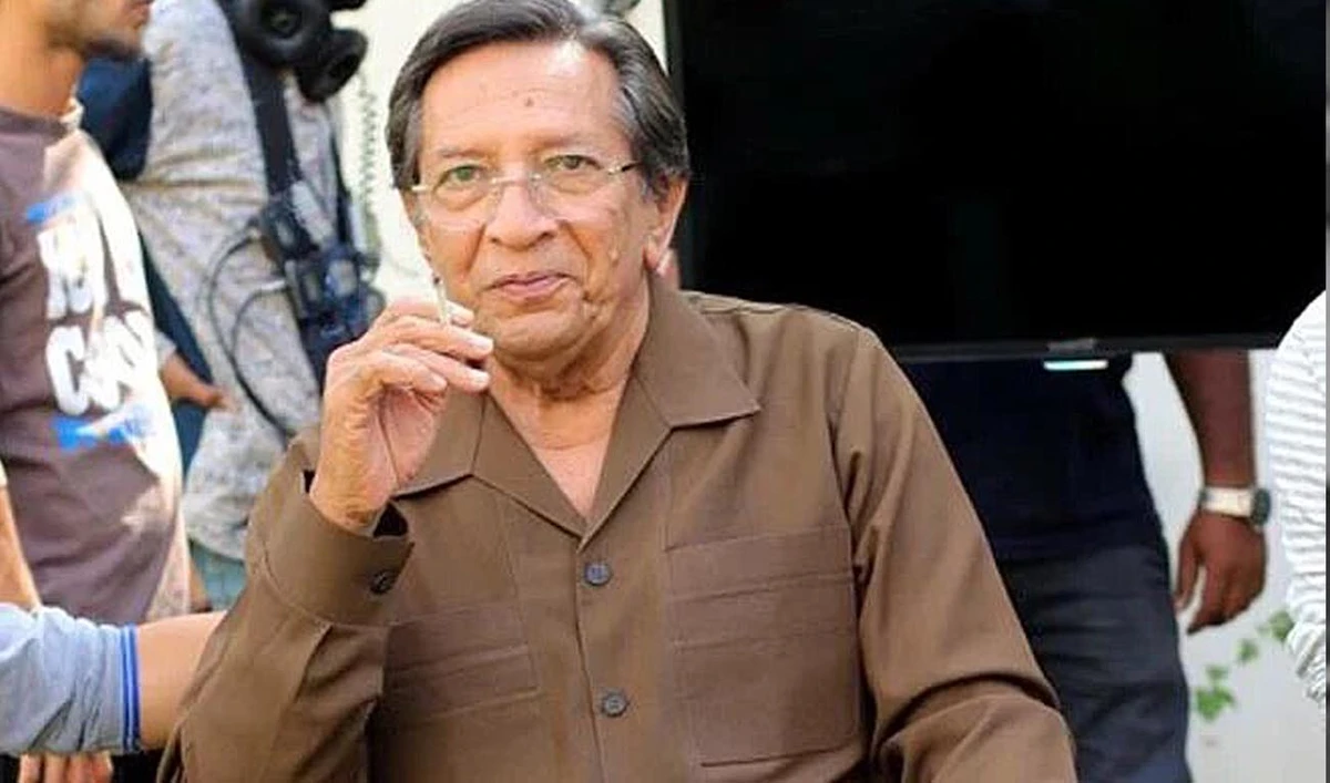 An undated file photo of Pakistani actor Talat Hussain. (Photo courtesy: @YusraSAskari/X)