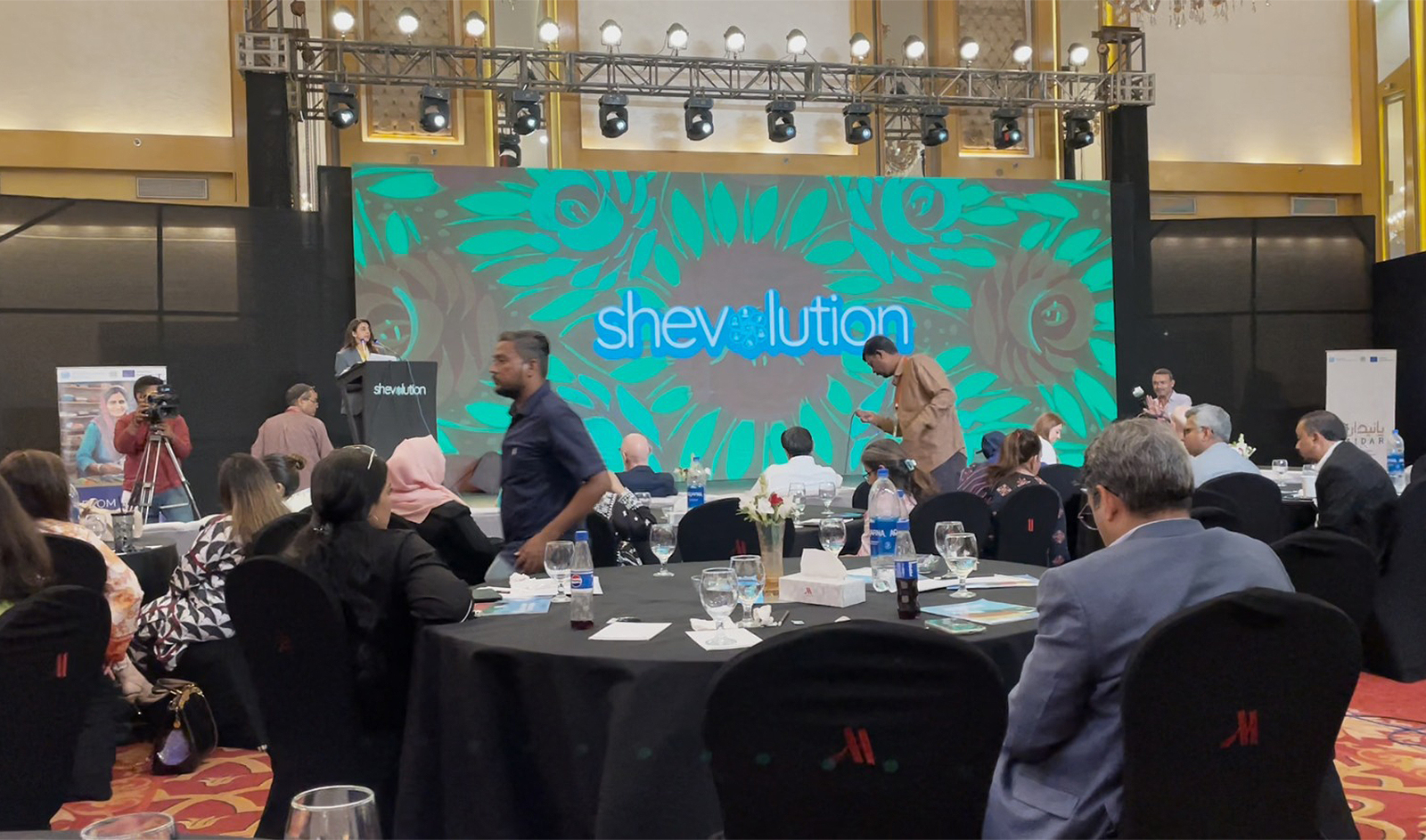 Pakistani women entrepreneurs and industry leaders attend ‘Shevolution’ business summit in Pakistan’s commercial hub of Karachi on June 5, 2024. (AN photo)