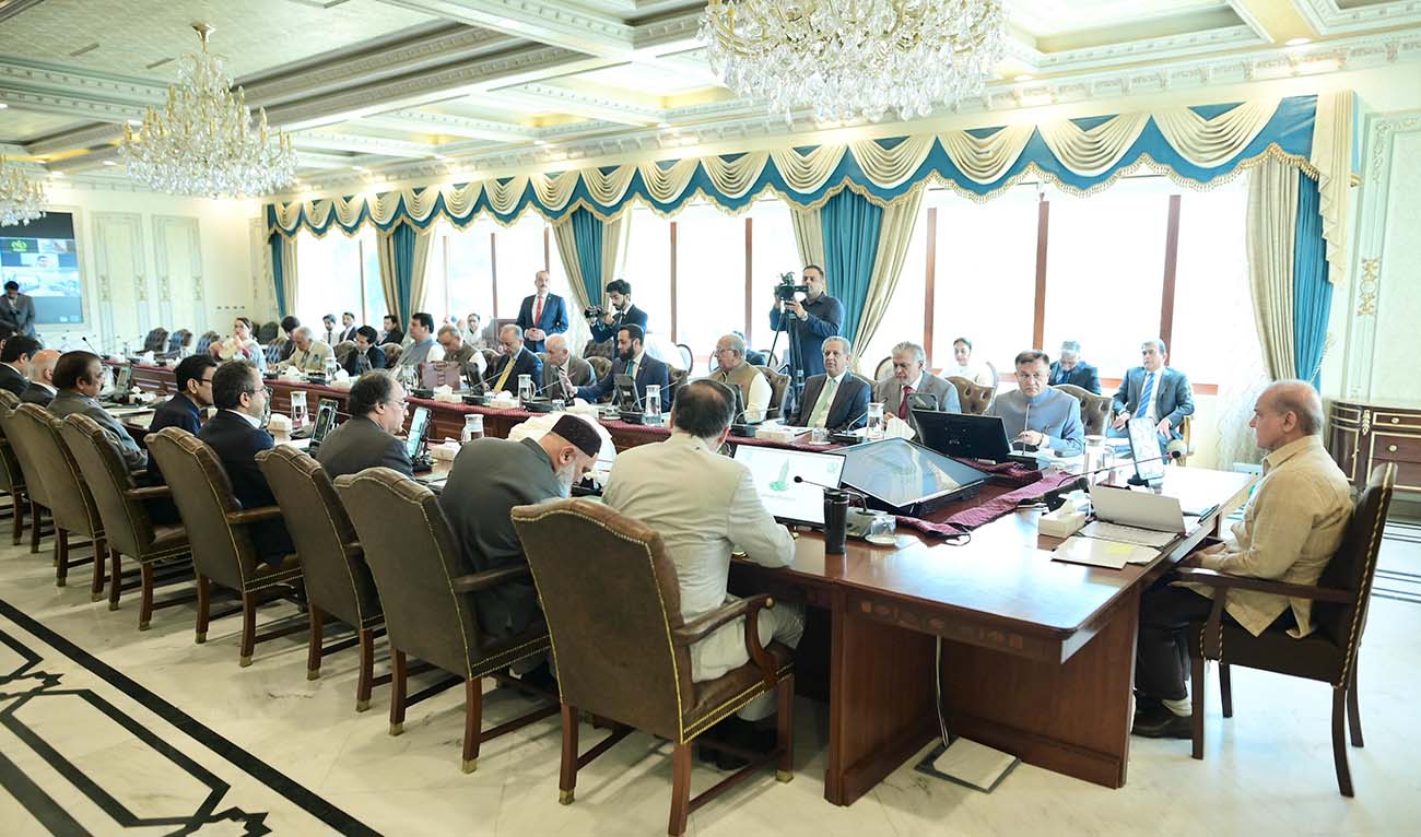Prime Minister Shehbaz Sharif chairs Federal Cabinet Meeting in Islamabad on June 25, 2024. (PMO)