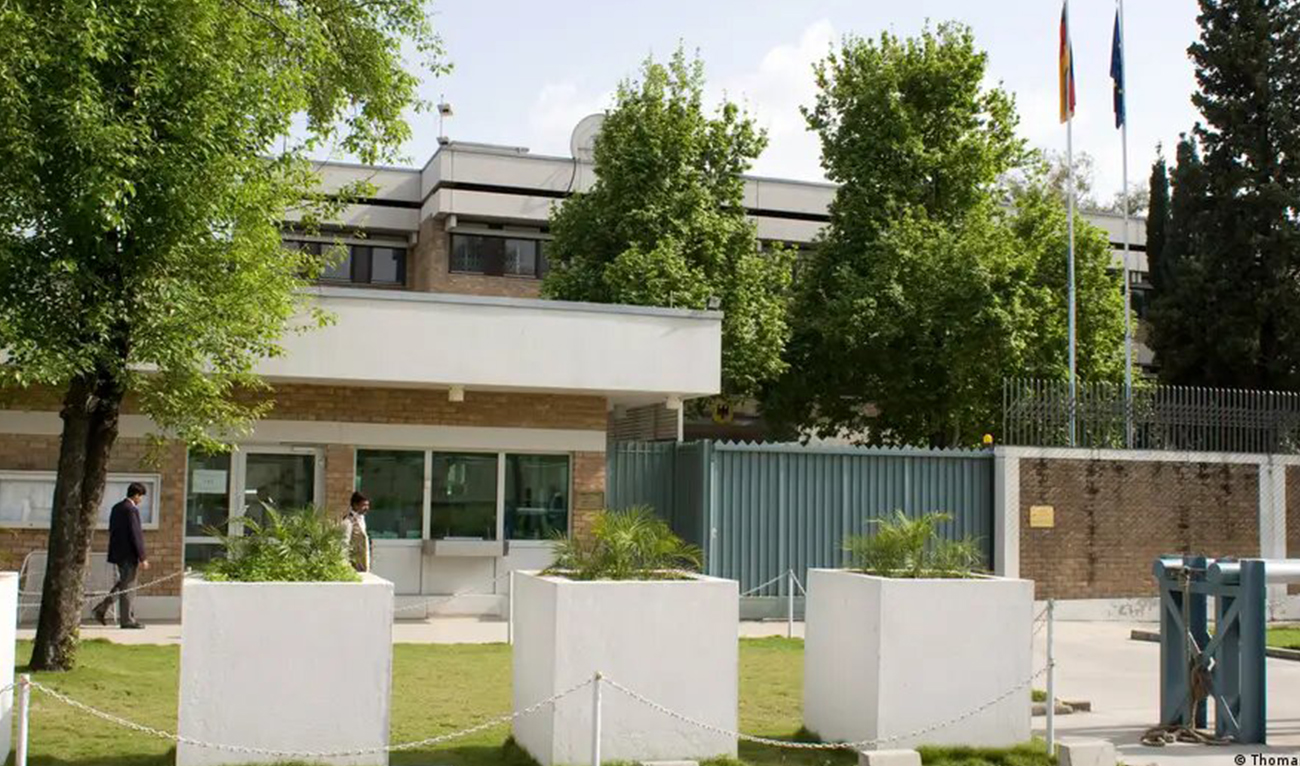An undated file photo of German Embassy in Islamabad. (Photo courtesy: Thomas Imo/photothek/picture alliance)
