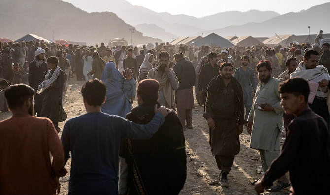 Afghan refugees settle in a camp near the Torkham Pakistan-Afghanistan border in Torkham, Afghanistan on November 4, 2023. (AP/File)