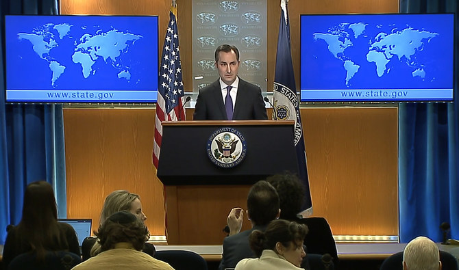 US State Department Spokesperson Matthew Miller speaks during a news conference at the State Department in Washington, DC, on January 4, 2024. (Photo courtesy: Screengrab/YouTube/@StateDept)