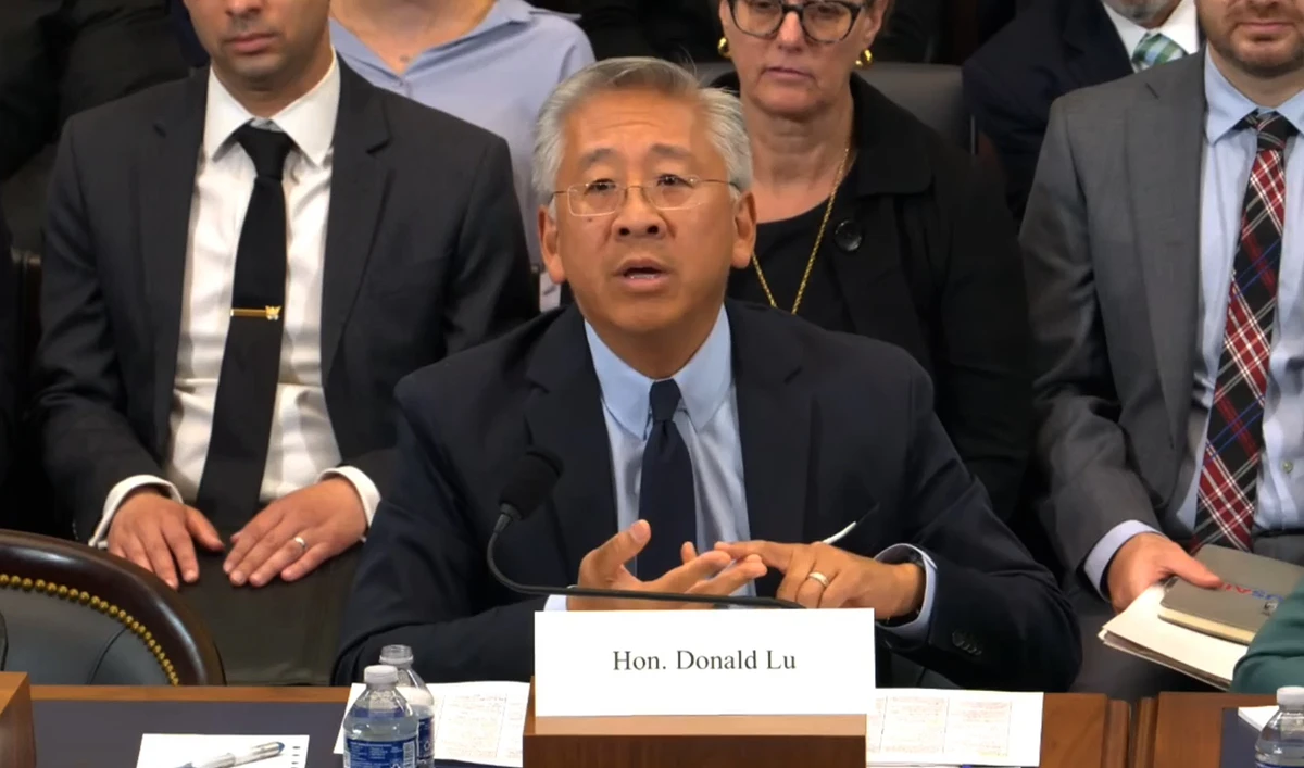 In this screengrab, taken on July 24, 2024, Donald Lu, Assistant Secretary, US Department of State, Bureau of South and Central Asian Affairs, speaks during a joint hearing on “Budget Request for South and Central Asian Affairs” on July 23, 2024, in Washington, D.C. (Photo courtesy: YouTube/@FArepublicans)