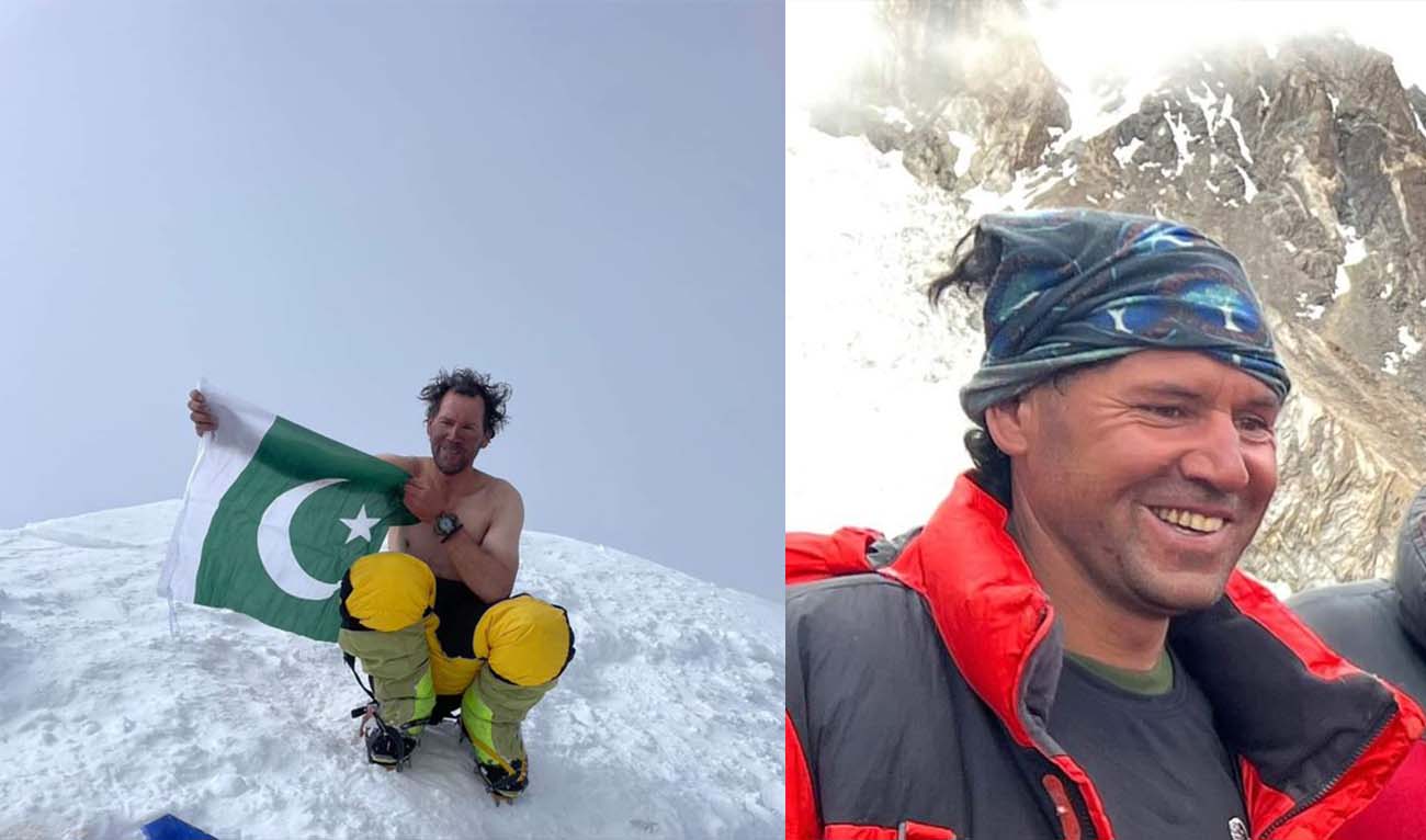 The combination of file photos shows Pakistani mountaineer Murad Sadpara. (Photo courtesy: @sadiqsidiqiGB_/ @destinationpak/ X)