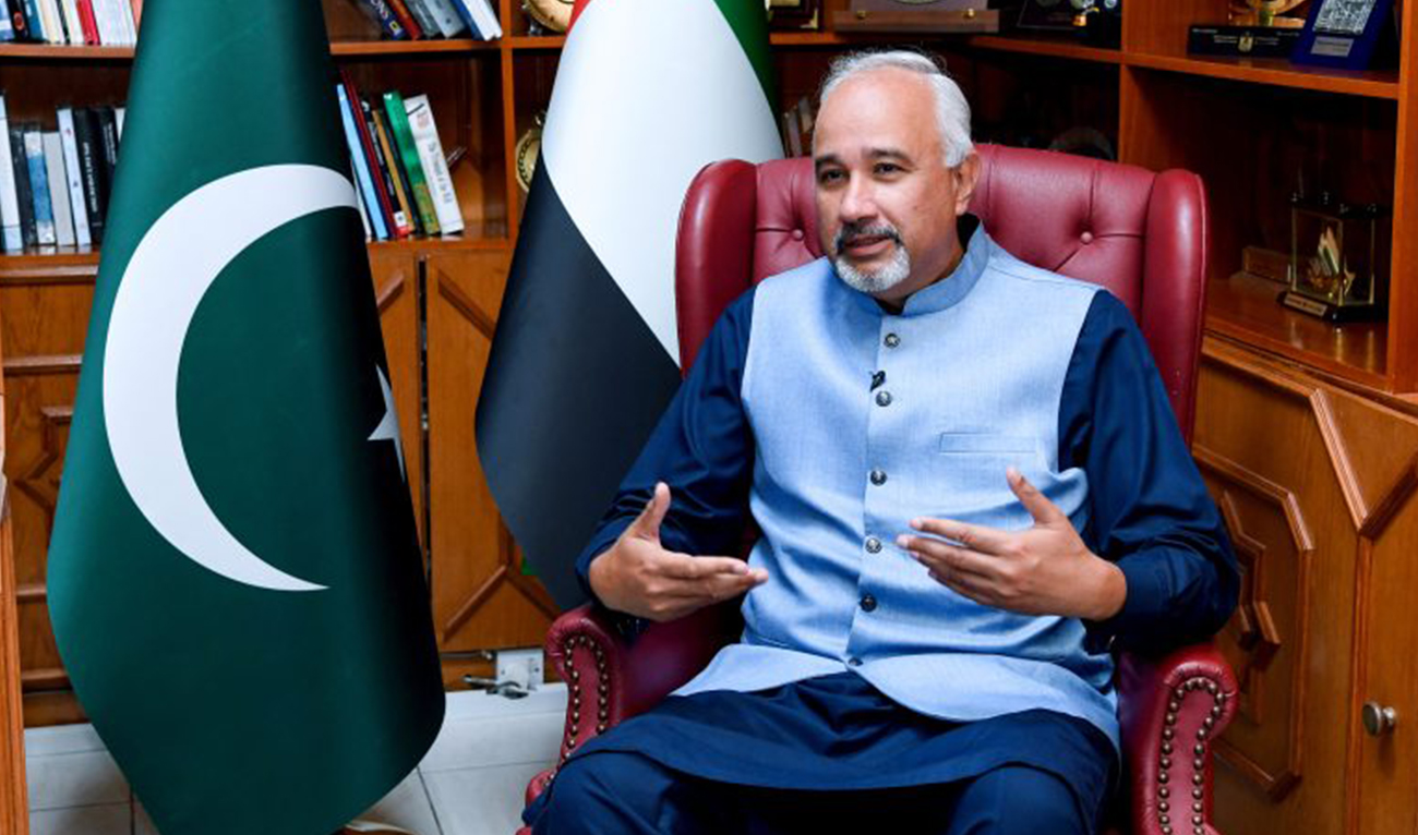 An undated file photo of Pakistan’s Ambassador to the United Arab Emirates Faisal Niaz Tirmizi. (Photo courtesy: APP)