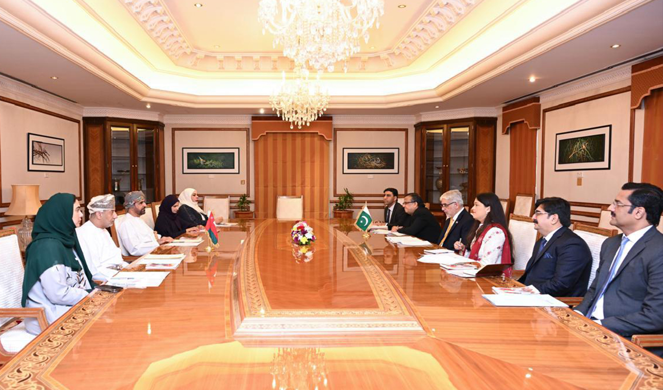 The 8th session of Pakistan-Oman Bilateral Political Consultations (BPC) held in Muscat, Oman on August 27, 2024. (Photo courtesy: Ministry of Foreign Affairs)