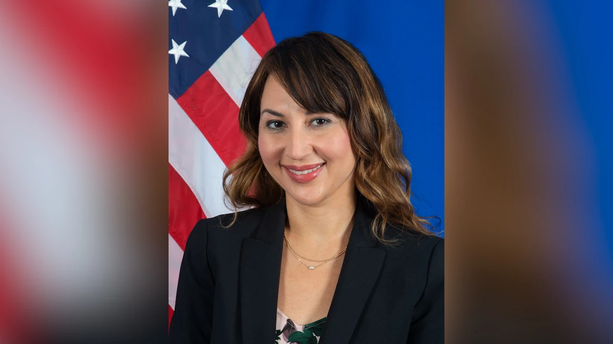 The image shared by the U.S. Embassy Islamabad on August 15, 2024, shows the U.S. Deputy Chief of Mission to Pakistan, Natalie Baker. (@usembislamabad/X)