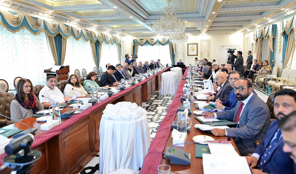 Prime Minister Shehbaz Sharif chairs a review meeting on Chinese investment in Pakistan in Islamabad on August 19, 2024. (Photo courtesy: PMO)