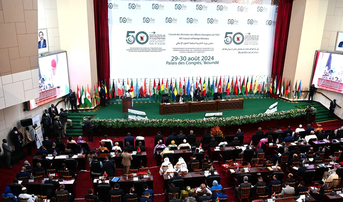 Participants attend two-day OIC Council of Foreign Ministers (CFM) meeting in Cameroon on August 30, 2024. (@sesric/X)
