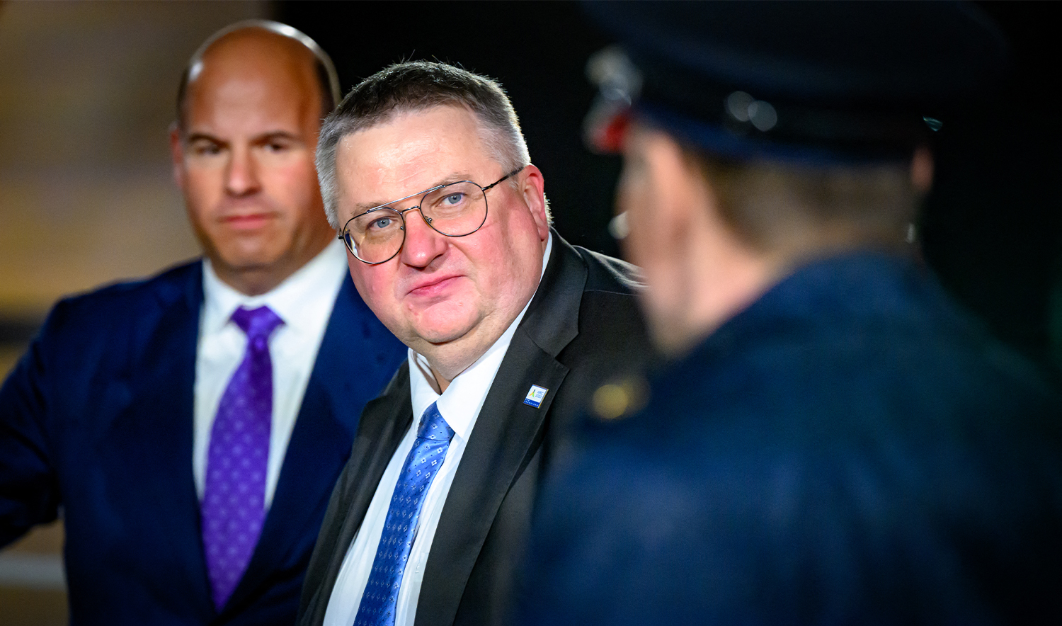 Alexei Overchuk, Deputy Prime Minister of Russia, arrives for the leaders and spouses dinner during the Asia-Pacific Economic Cooperation (APEC) Leaders' Week at the Legion of Honor in San Francisco, California, on November 16, 2023. (AFP/File)