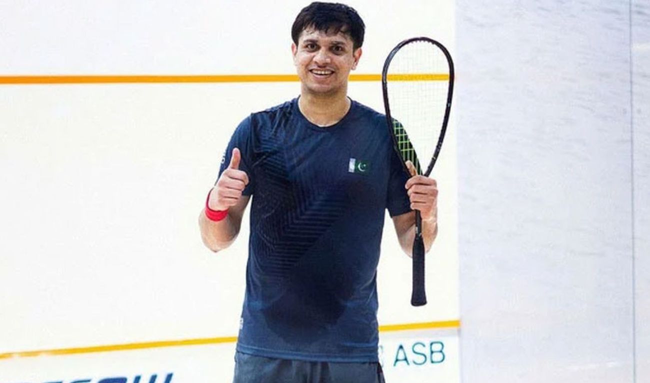 An undated file photo of Pakistan’s squash star Muhammad Asim Khan. (Radio Pakistan)