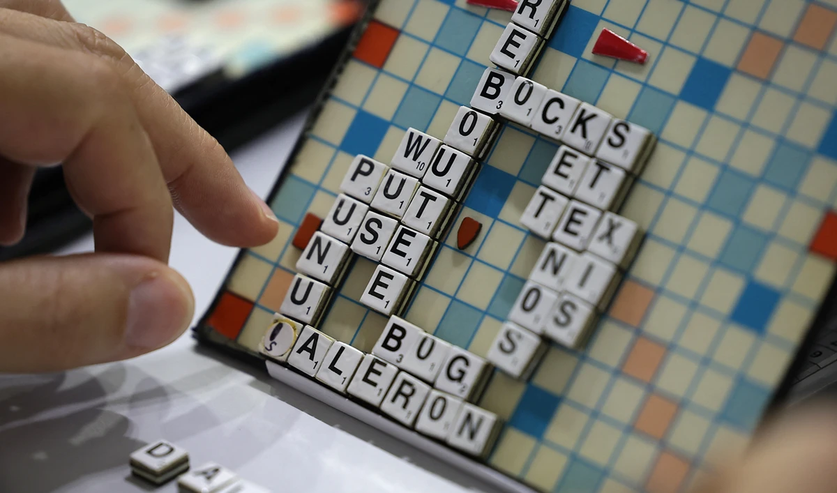 In this file photo, taken on July 14, 2024, a scrabble player competes during the French Scrabble World Championship in Montauban, south-western France. (AFP/File)