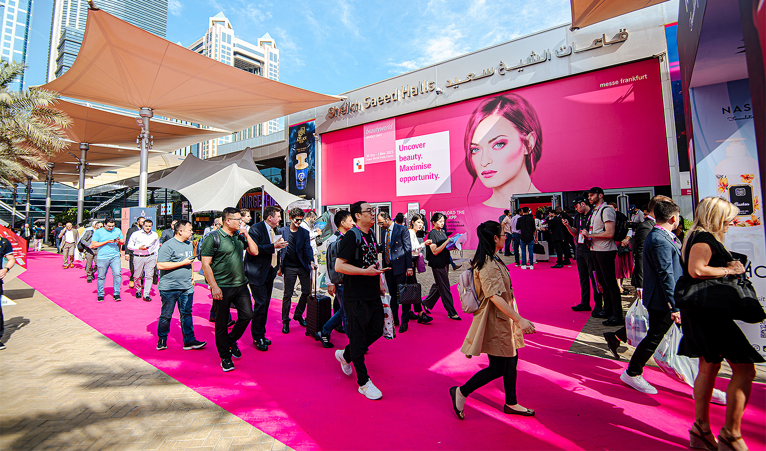Particpants attend Beautyworld Middle East 2023 trade exhibition in Dubai, UAE. (Beautyworld Middle East/File)