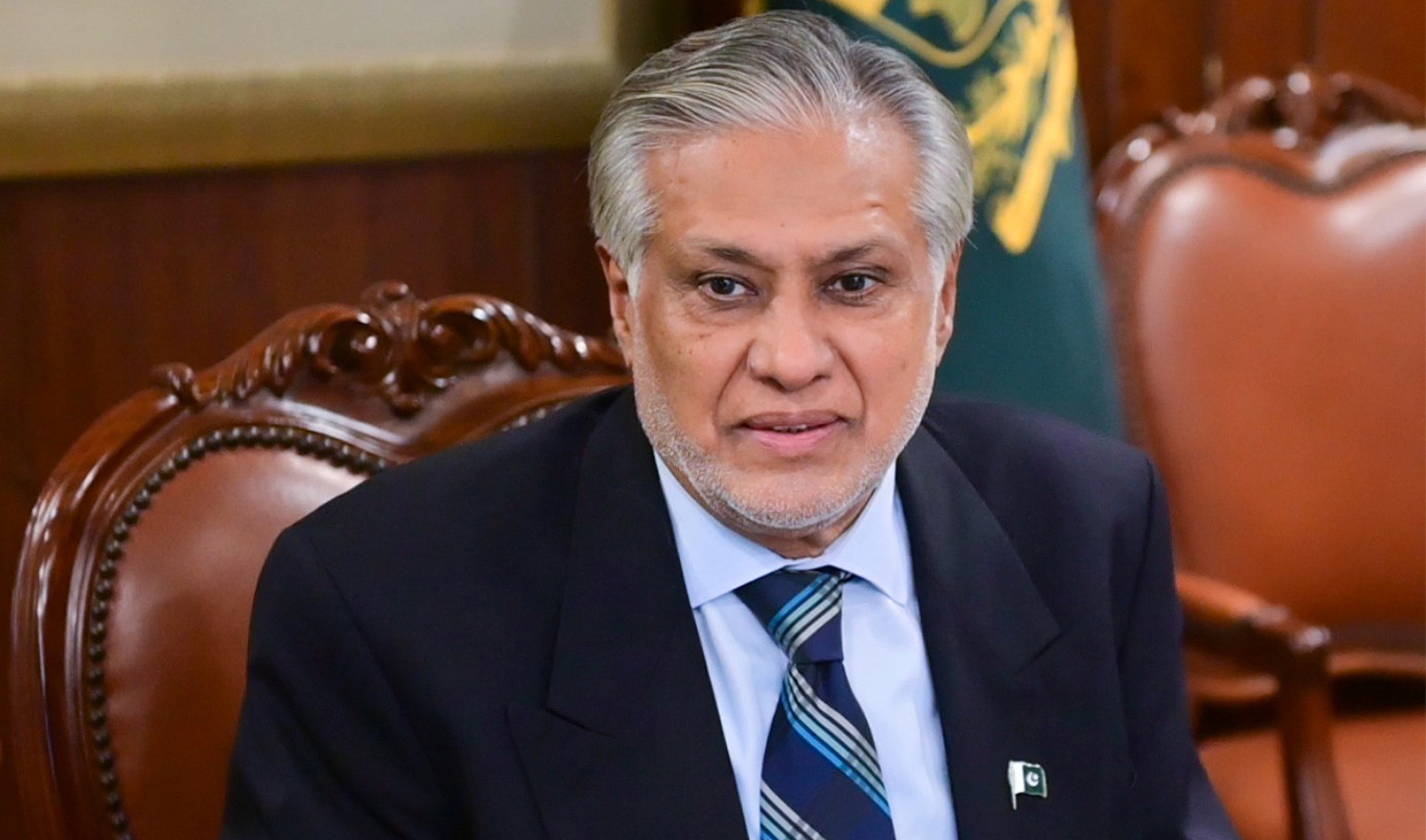 Pakistan’s Deputy Prime Minister Ishaq Dar is chairing a meeting in Islamabad, Pakistan, on November 6, 2024. (@ForeignOfficePk/X)