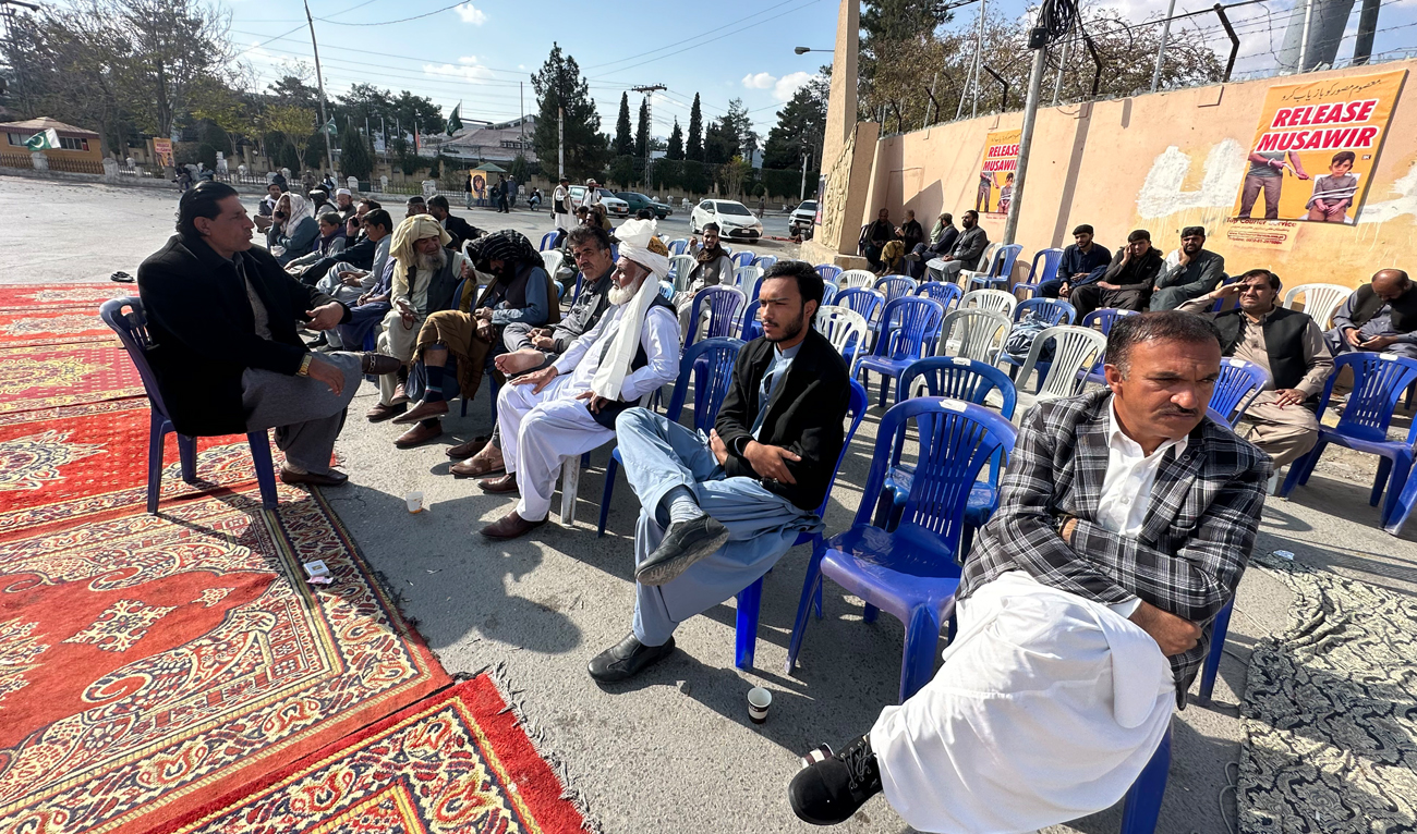In this file photo, taken on November 25, 2024, demonstrators protest kidnapping of an 11-year-old schoolboy in Quetta, Pakistan. (AN Photo/File)