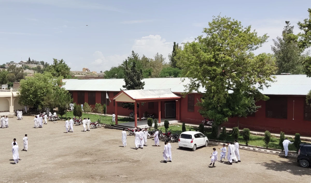 This photo, taken on October 25, 2024, shows general view of Government Model Secondary High School in Zhob district, Balochistan. The clerk, Shahzad Jamal, worked at Government Model High Secondary School has been arrested for gambling away Rs2.3 million ($8,282) in exam fees, collected from over 800 students, according to police. (Photo courtesy: Wazir Khan)