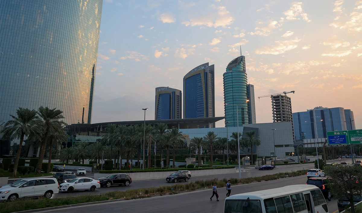 A picture shows a general view of the Saudi capital Riyadh on October 31, 2023. (AFP/File)