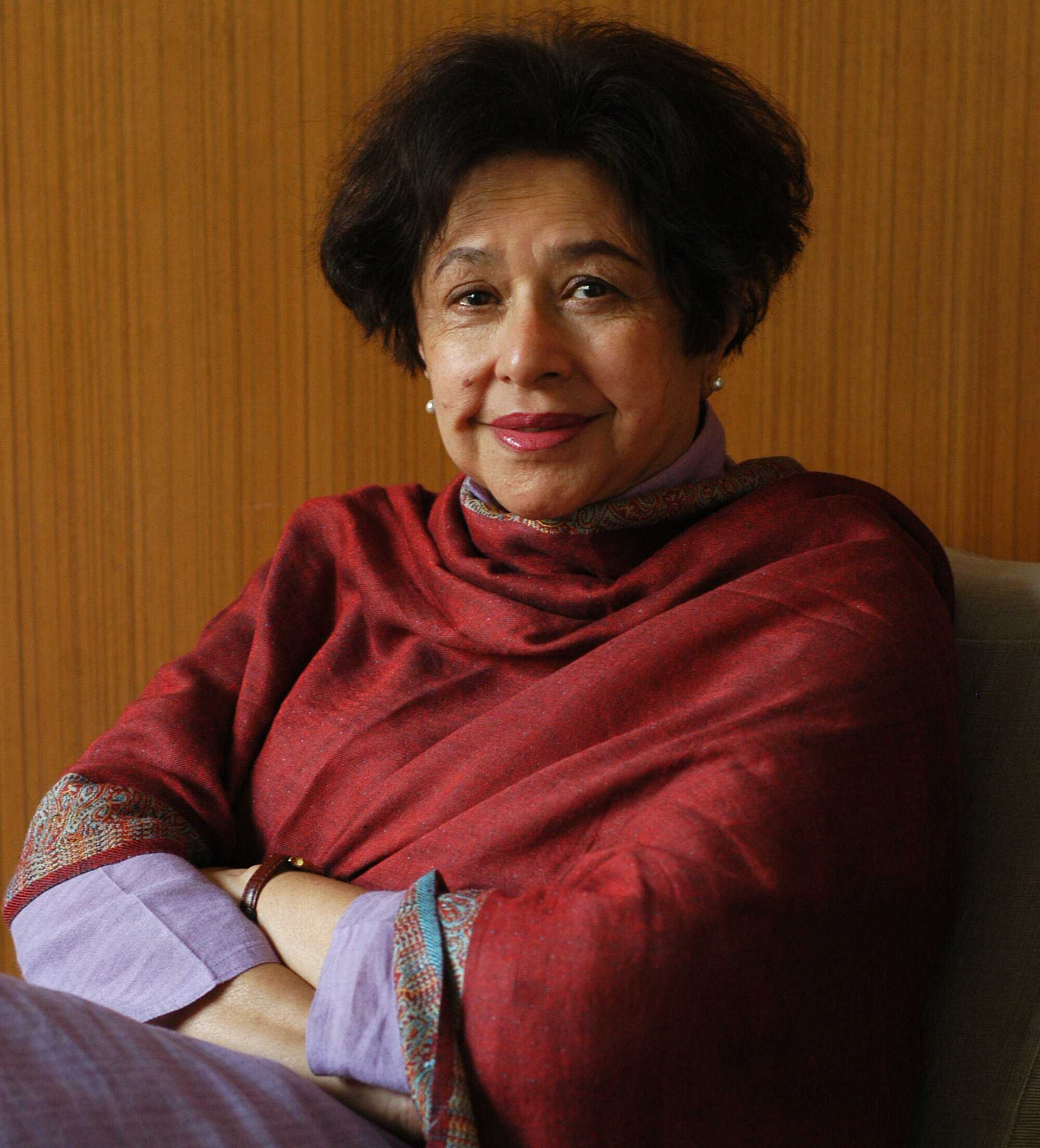 The picture uploaded on August 26, 2022 on Bapsi Sidhwa's Facebook page shows acclaimed Pakistani writer Bapsi Sidhwa. (Bapsi Sidhwa/Facebook)