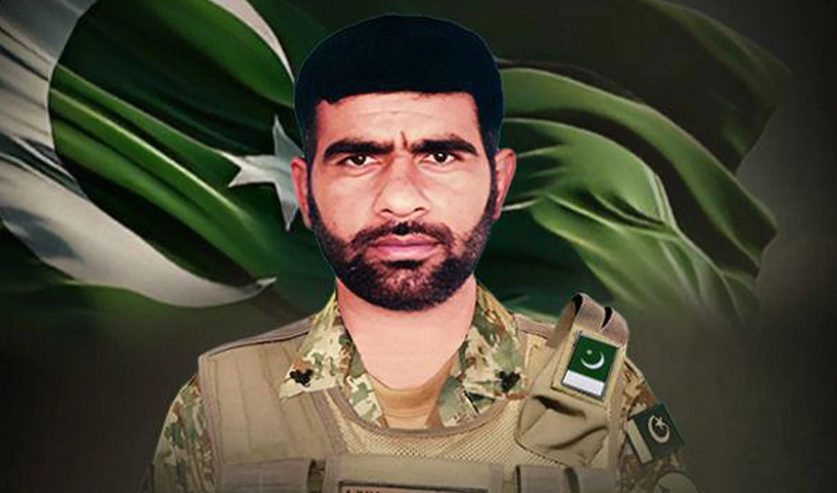 This handout photograph, released by Pakistan’s Inter-Services Public Relations (ISPR) on November 11, 2024, shows Lance Naik Muhammad Amin of the Pakistan Army who was killed during a security operation in the country’s North Waziristan district, according to the military’s media wing. (Photo courtesy: ISPR)
