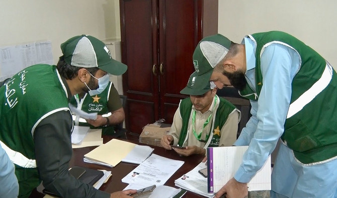 Pakistan’s Hajj support staff work to facilitate pilgrims in Makkah, Saudi Arabia on May 25, 2024. (Courtesy: Pakistan Hajj Mission/File)