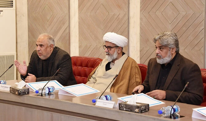 This photo, taken on December 23, 2024, shows members of Pakistan Tehreek-e-Insaf’s negotiating committee during the meeting with government representatives in Islamabad. (Photo courtesy: @NAofPakistan/X/File)
