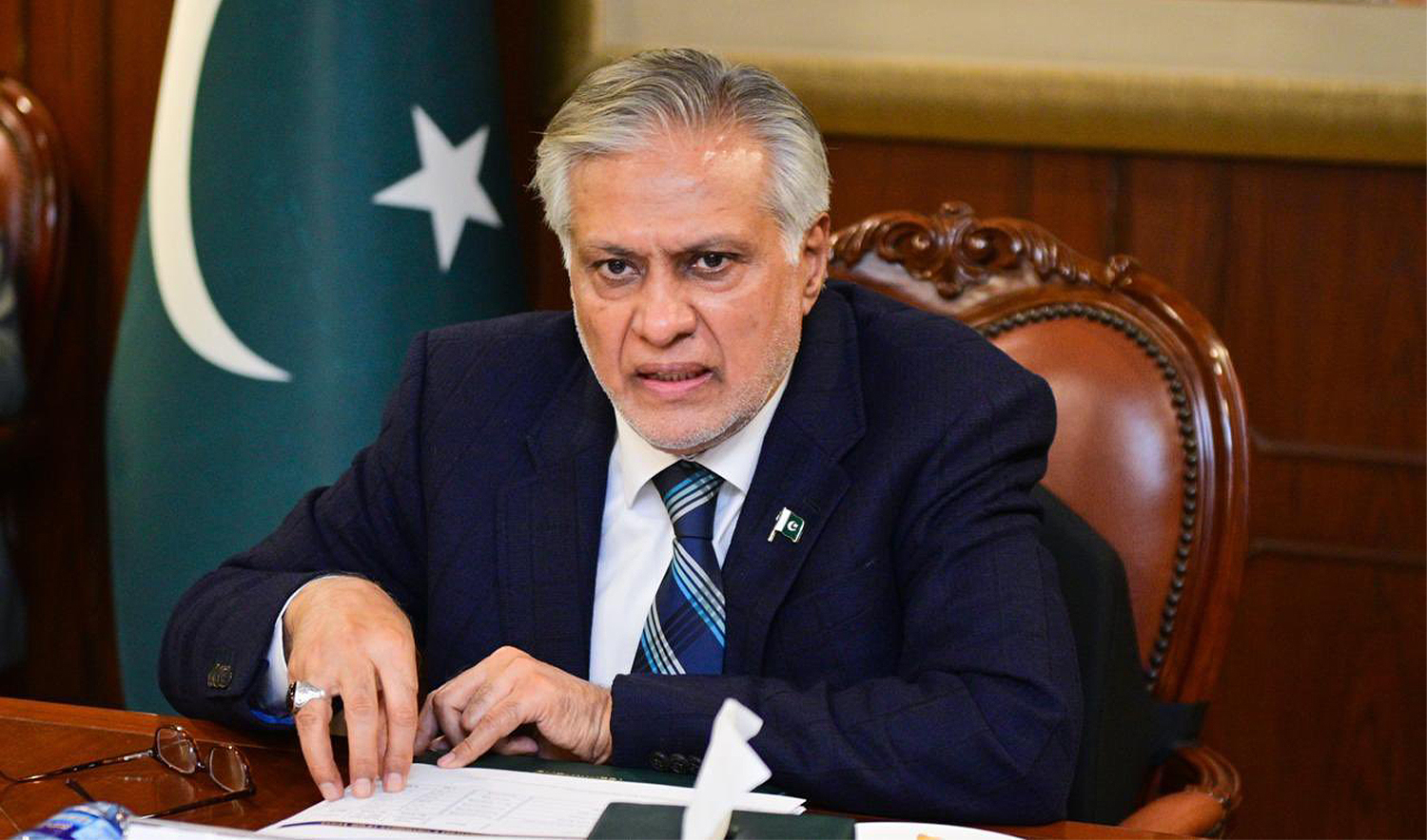 Pakistan’s Deputy Prime Minister Ishaq Dar chairs a meeting in Islamabad, Pakistan, on January 16, 2025. (Pakistan Foreign Office)