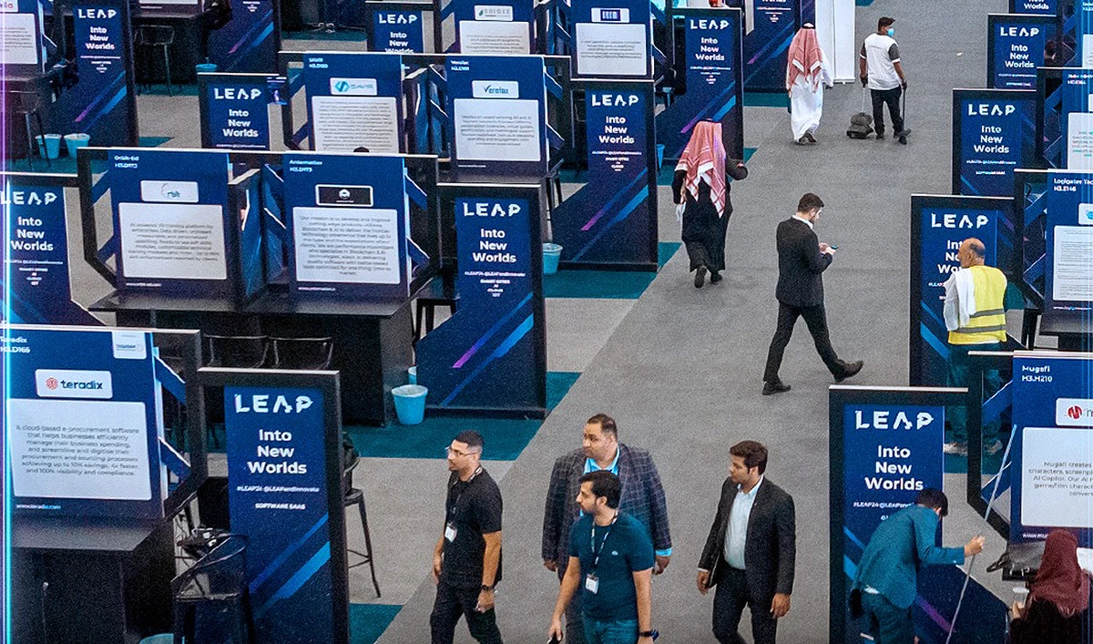 This file photo, released on September 30, 2024, shows LEAP Tech Conference 2024 in Riyadh. (Photo courtesy: Facebook/LEAP/File)