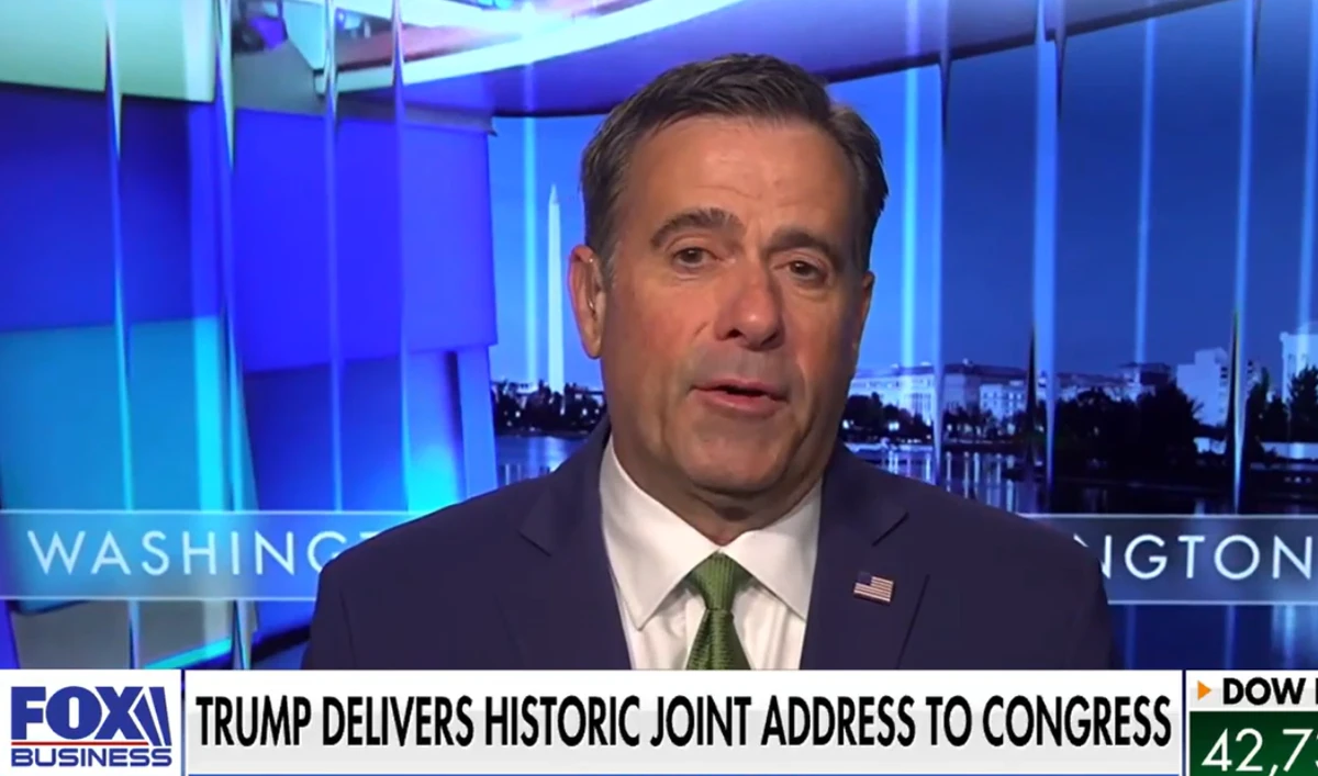 US Central Intelligence Agency (CIA) Director John Ratcliffe speaking to Fox News on March 5, 2025. (Fox News/Screen grab)
