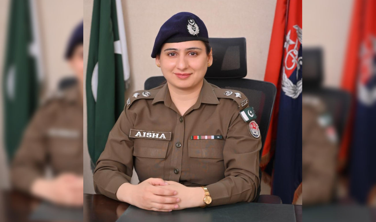An undated file photo of Pakistani police officer Ayesha Butt. (Photo courtesy: DPR Punjab Police)