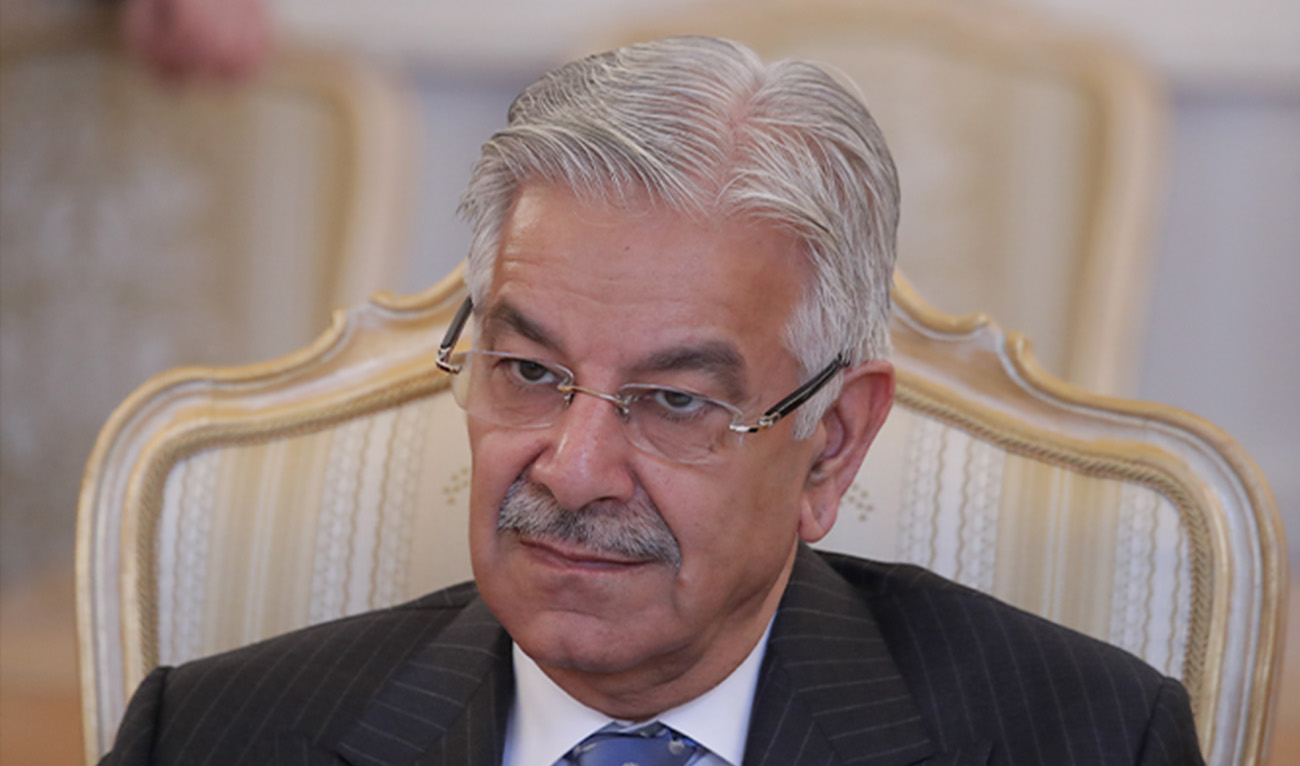 Pakistani Foreign Minister Khawaja Asif attends a meeting with his Russian counterpart Sergei Lavrov in Moscow, Russia on February 20, 2018. (Reuters/File)