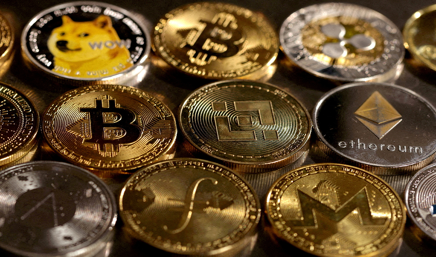 Representations of cryptocurrencies are seen in this illustration, on August 10, 2022. (REUTERS/File)