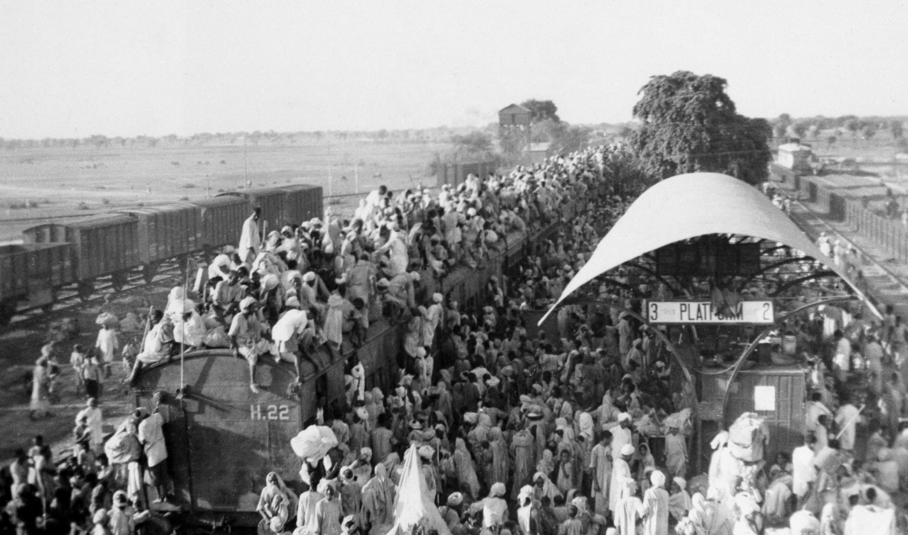 In this Sept, 27, 1947 file photo, Muslim refugees crowd onto a train bound for Pakistan, as it leaves the New Delhi, India area. (AP/File)
